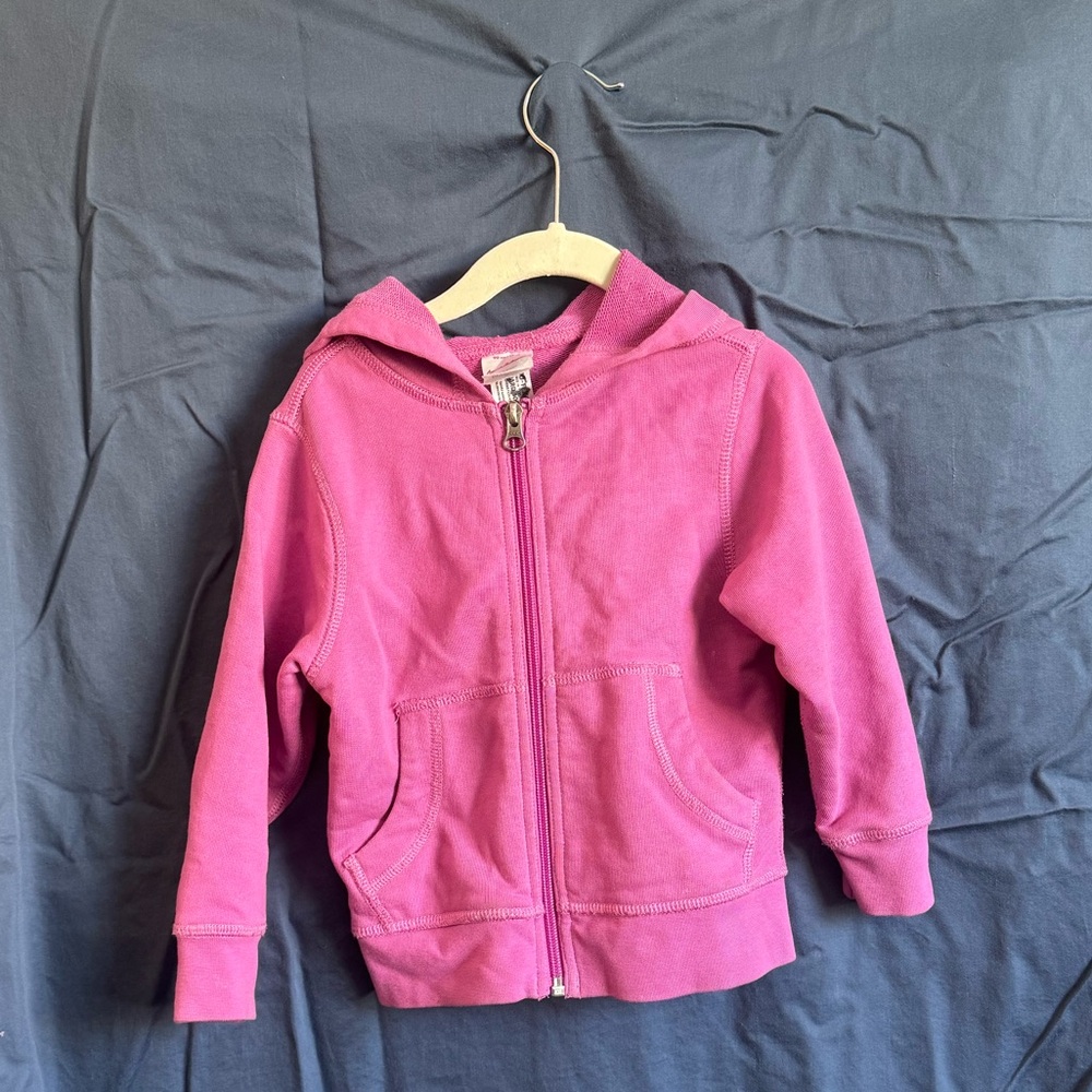Hanna Andersson Vibrant Pink Kids Hoodie